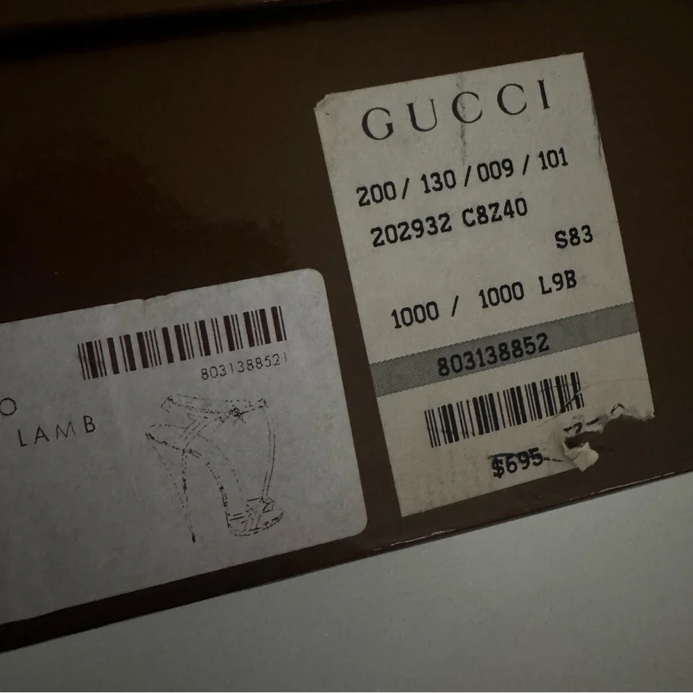 Gucci 4” black heels size 9 b - Picture 12 of 16